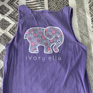 Ivory Ella Purple Tank